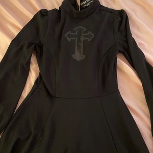 Cute gothic long sleeve dress